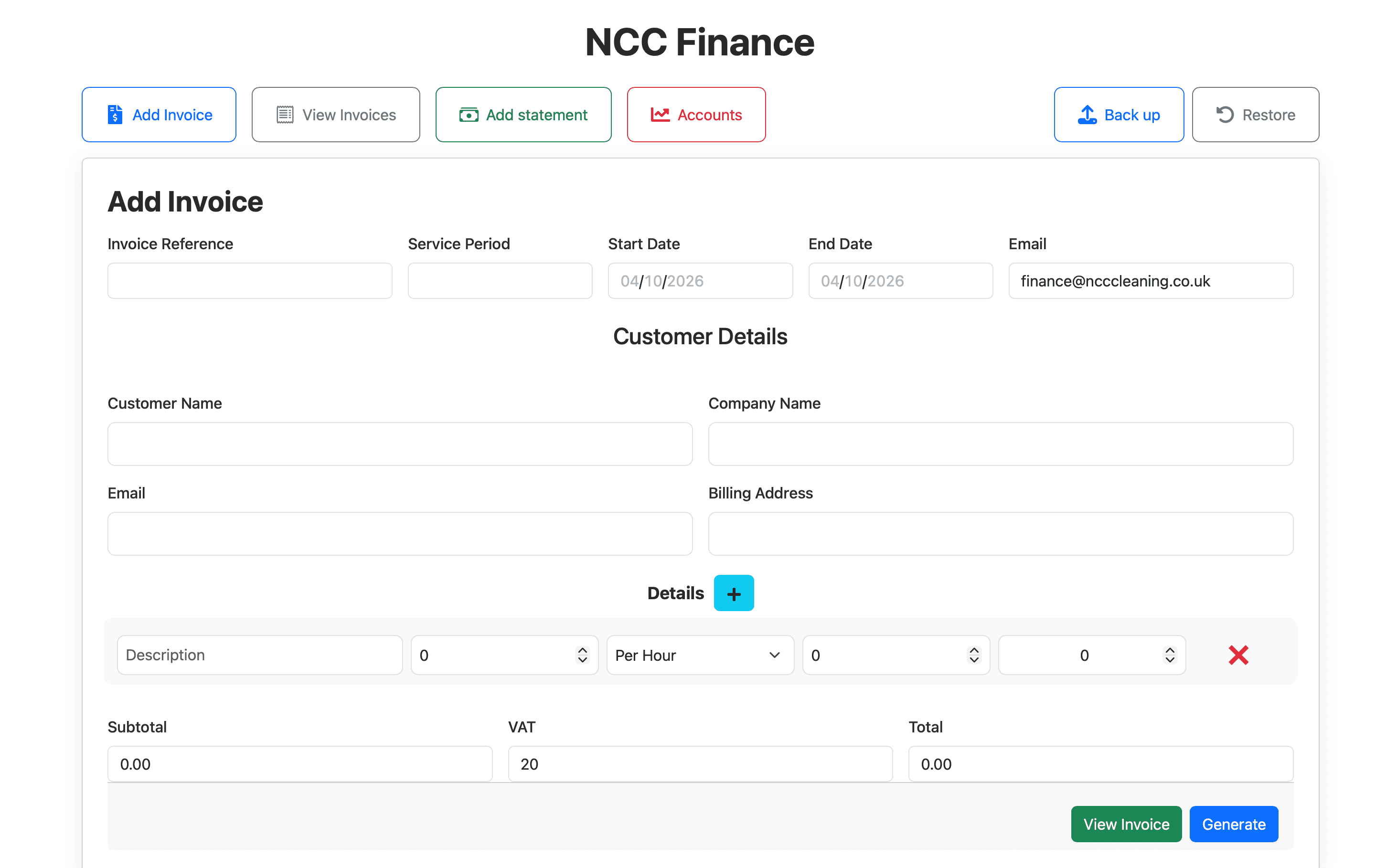 NCC Finance